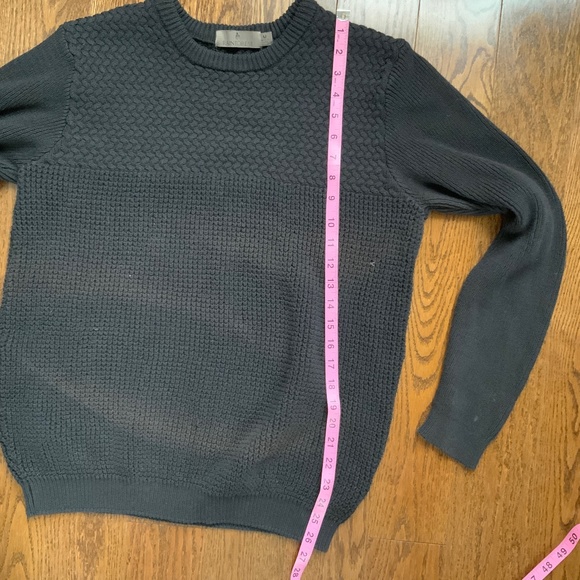 RAINFOREST Sweater in Black/Dark Grey. Size M. - Picture 9 of 9